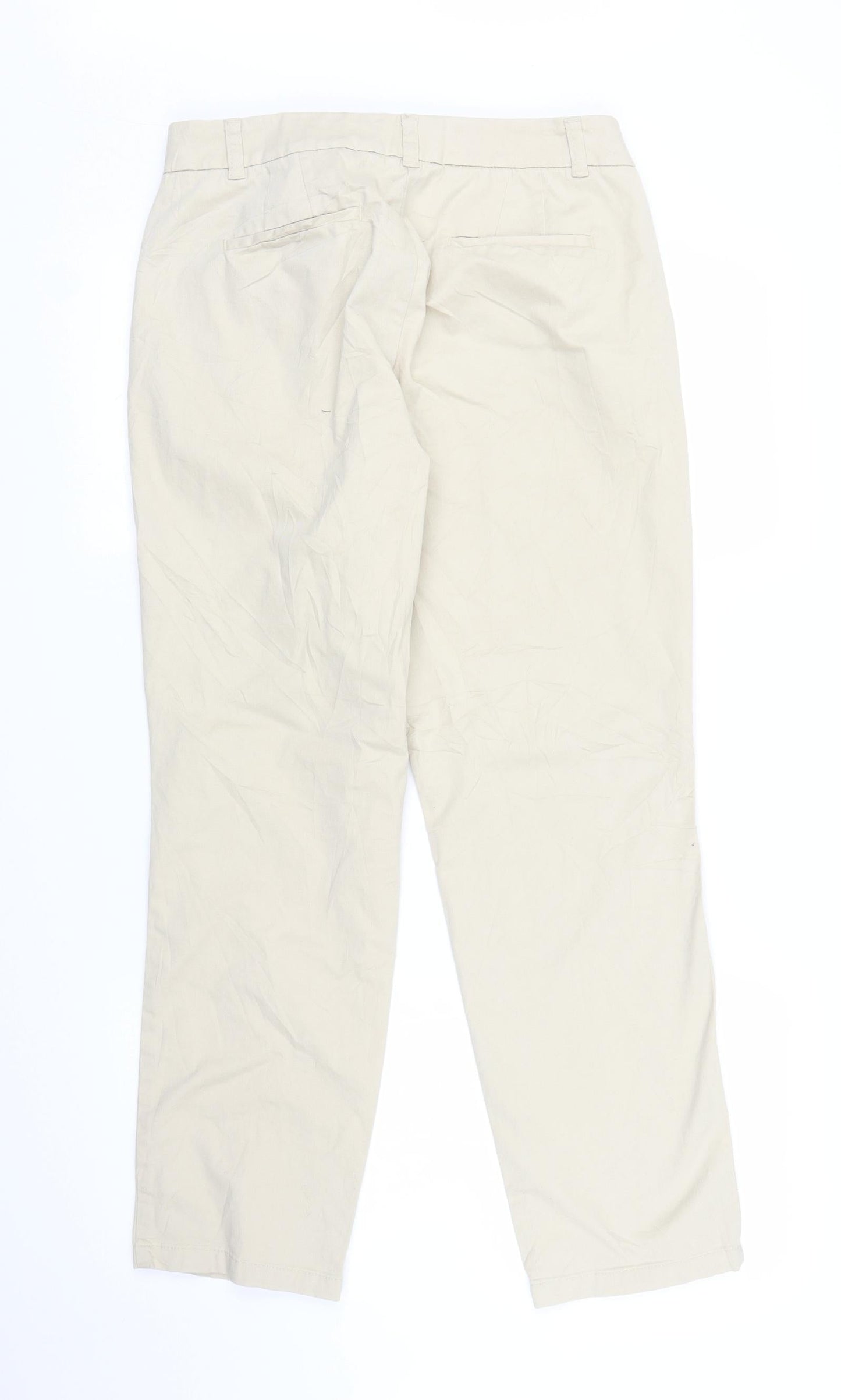Monsoon Womens Beige   Carpenter Trousers Size 14 L26 in