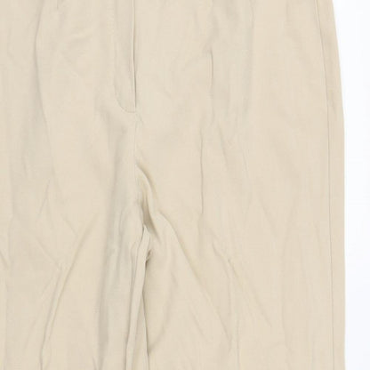 M&S Womens Beige   Trousers  Size 10 L24 in