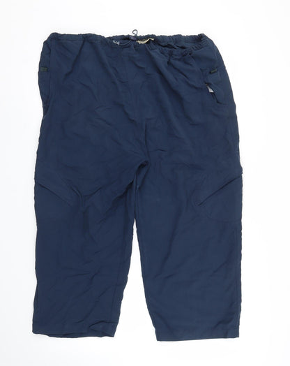 Charlotte James Womens Blue   Capri Trousers Size 3XL L21 in
