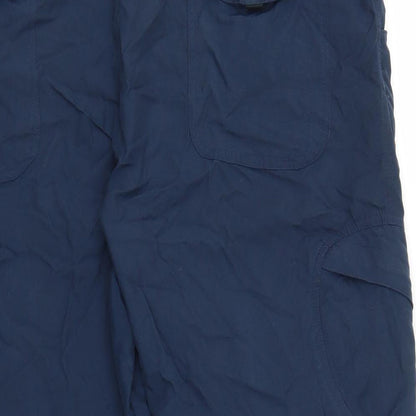 Charlotte James Womens Blue   Capri Trousers Size 3XL L21 in