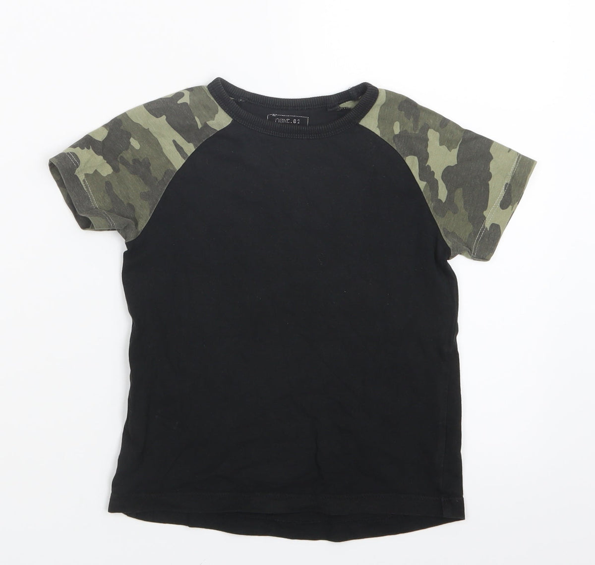 Next Boys Black   Basic T-Shirt Size 3 Years