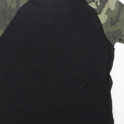 Next Boys Black   Basic T-Shirt Size 3 Years