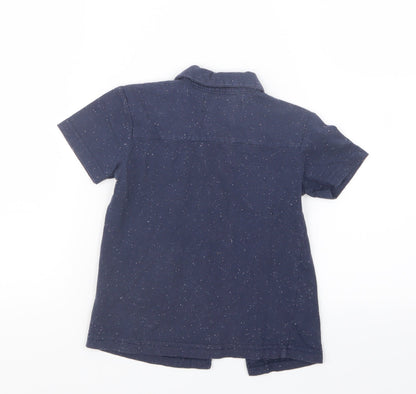 Minoti Boys Blue   Basic Button-Up Size 3 Years