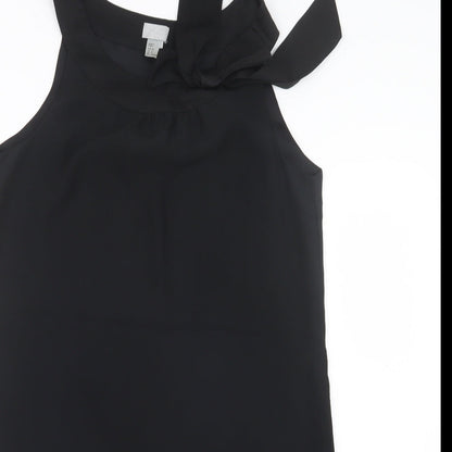 H&M Womens Black   T-Shirt Dress  Size 10