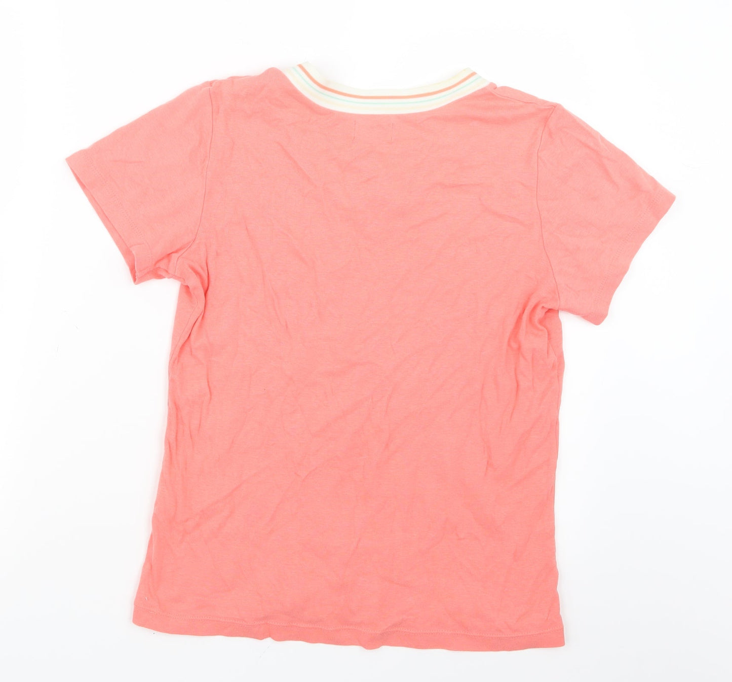 Bonmarché Womens Pink  Knit Basic T-Shirt Size S
