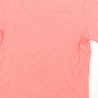 Bonmarché Womens Pink  Knit Basic T-Shirt Size S