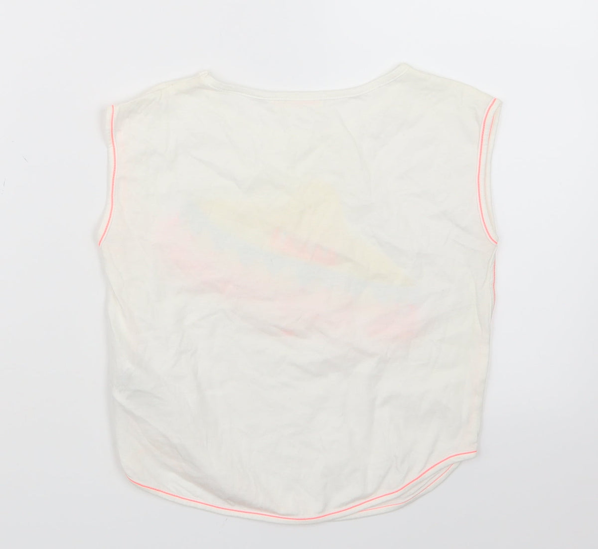 Billieblush Girls White   Basic T-Shirt Size 6 Years
