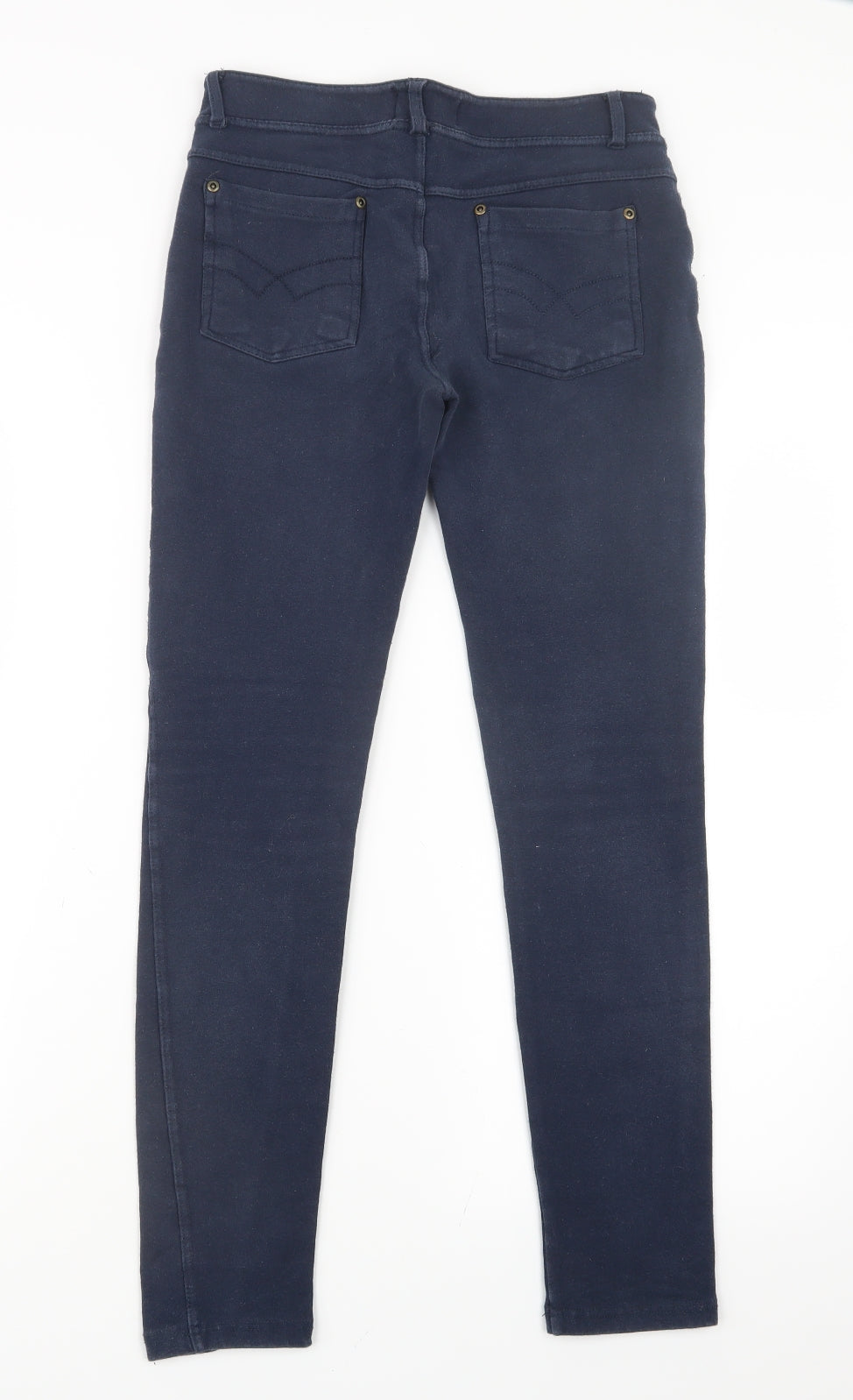 Golddigga Womens Blue   Trousers  Size 8 L26.5 in