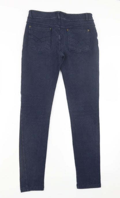 Golddigga Womens Blue   Trousers  Size 8 L26.5 in