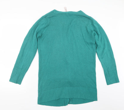 Marisota Womens Green  Knit Cardigan Jumper Size 10