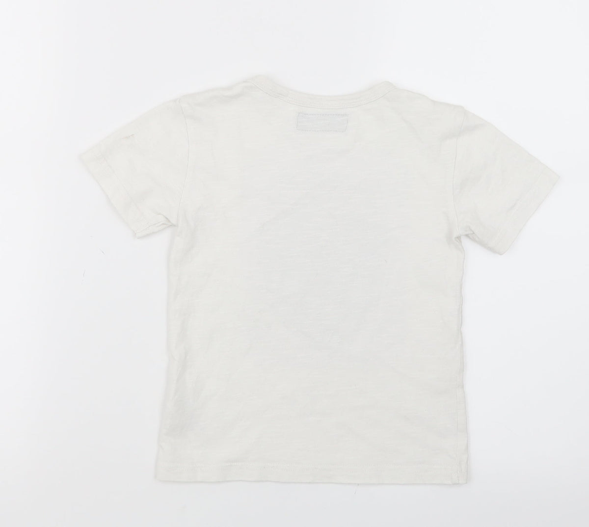 Next Girls White   Basic T-Shirt Size 3 Years  - Reversible Sequins