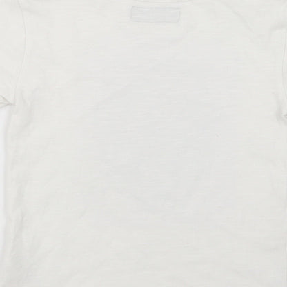 Next Girls White   Basic T-Shirt Size 3 Years  - Reversible Sequins