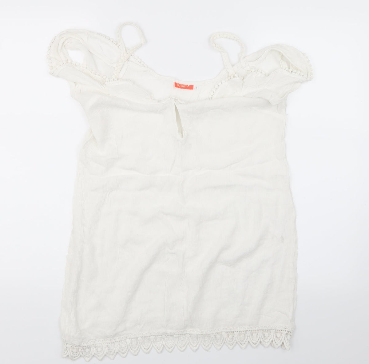 RI Resort Womens White   Basic Blouse Size S
