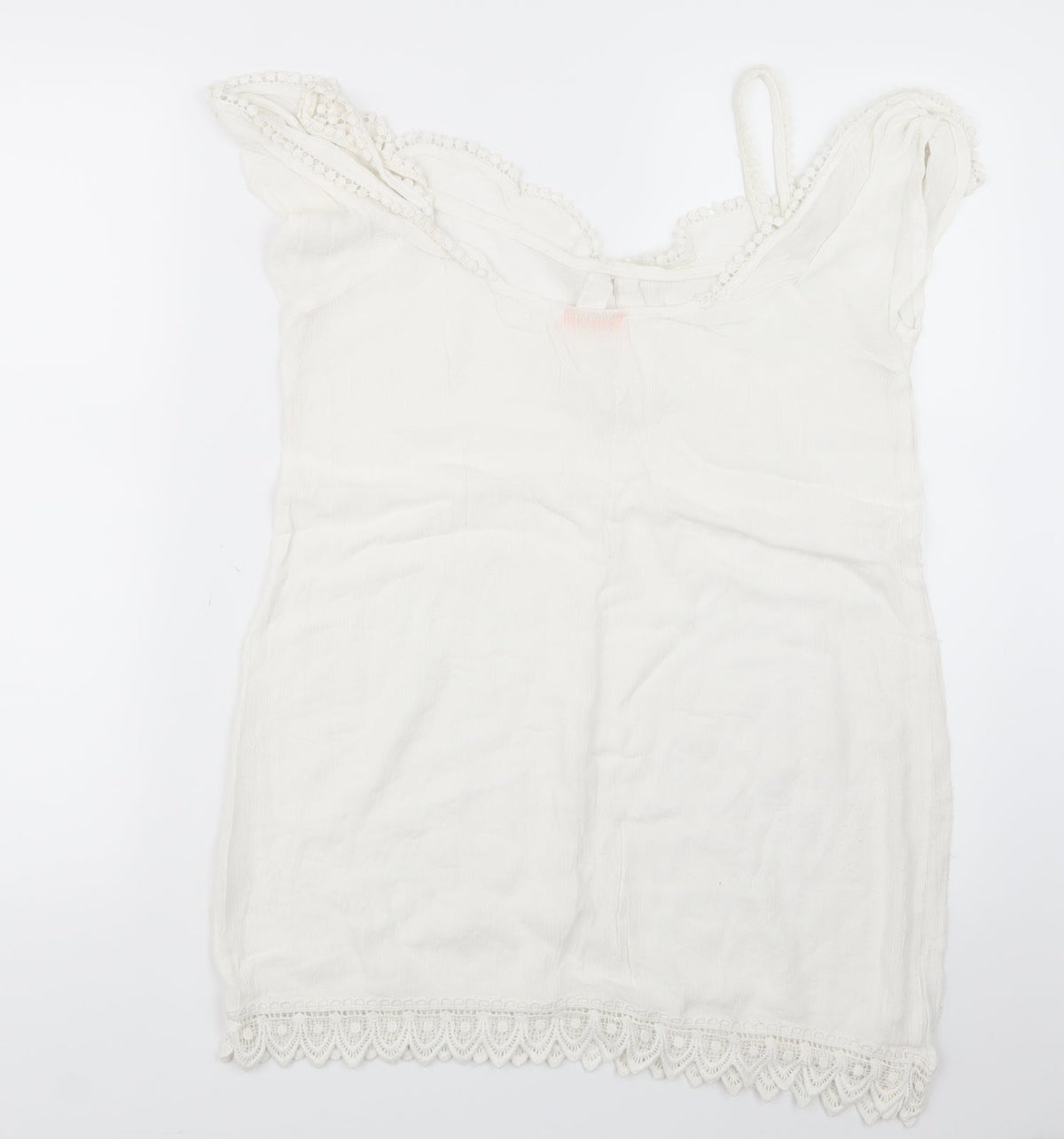 RI Resort Womens White   Basic Blouse Size S