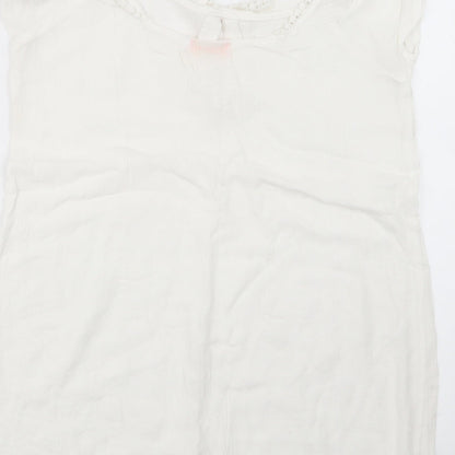 RI Resort Womens White   Basic Blouse Size S
