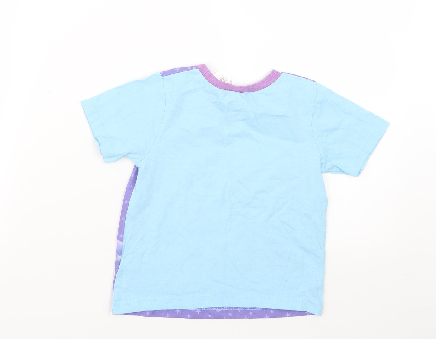 Nickelodeon Girls Blue Geometric  Top Pyjama Top Size 2-3 Years  - Paw Patrol