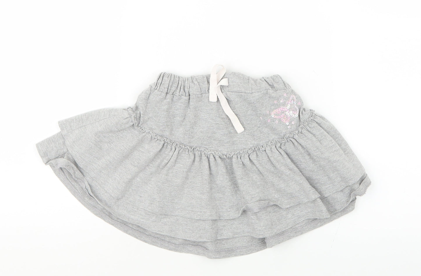 Matalan Girls Grey   A-Line Skirt Size 2-3 Years