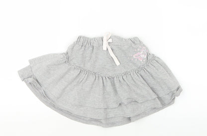 Matalan Girls Grey   A-Line Skirt Size 2-3 Years