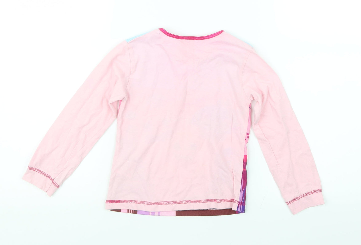 Pinkfong Girls Pink Geometric  Basic T-Shirt Size 2-3 Years