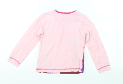 Pinkfong Girls Pink Geometric  Basic T-Shirt Size 2-3 Years