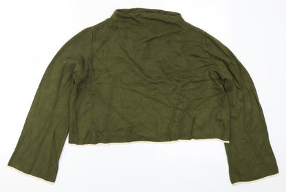 Topshop Womens Green   Pullover Jumper Size 10