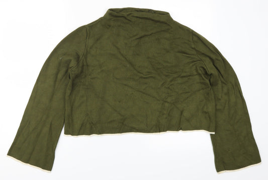 Topshop Womens Green   Pullover Jumper Size 10