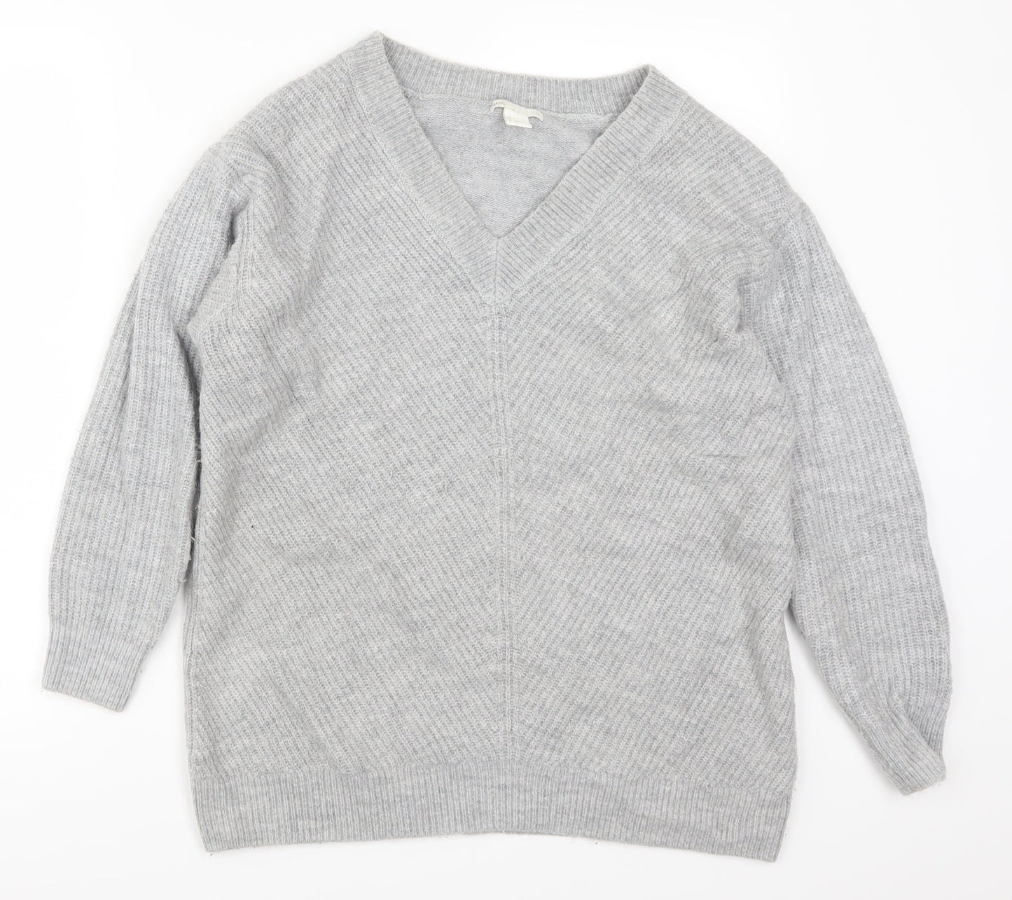 H&M Womens Green  Knit Pullover Jumper Size S