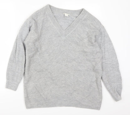 H&M Womens Green  Knit Pullover Jumper Size S