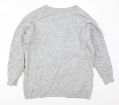 H&M Womens Green  Knit Pullover Jumper Size S