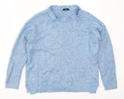 M&Co Womens Blue   Pullover Jumper Size 14