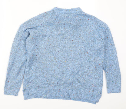 M&Co Womens Blue   Pullover Jumper Size 14