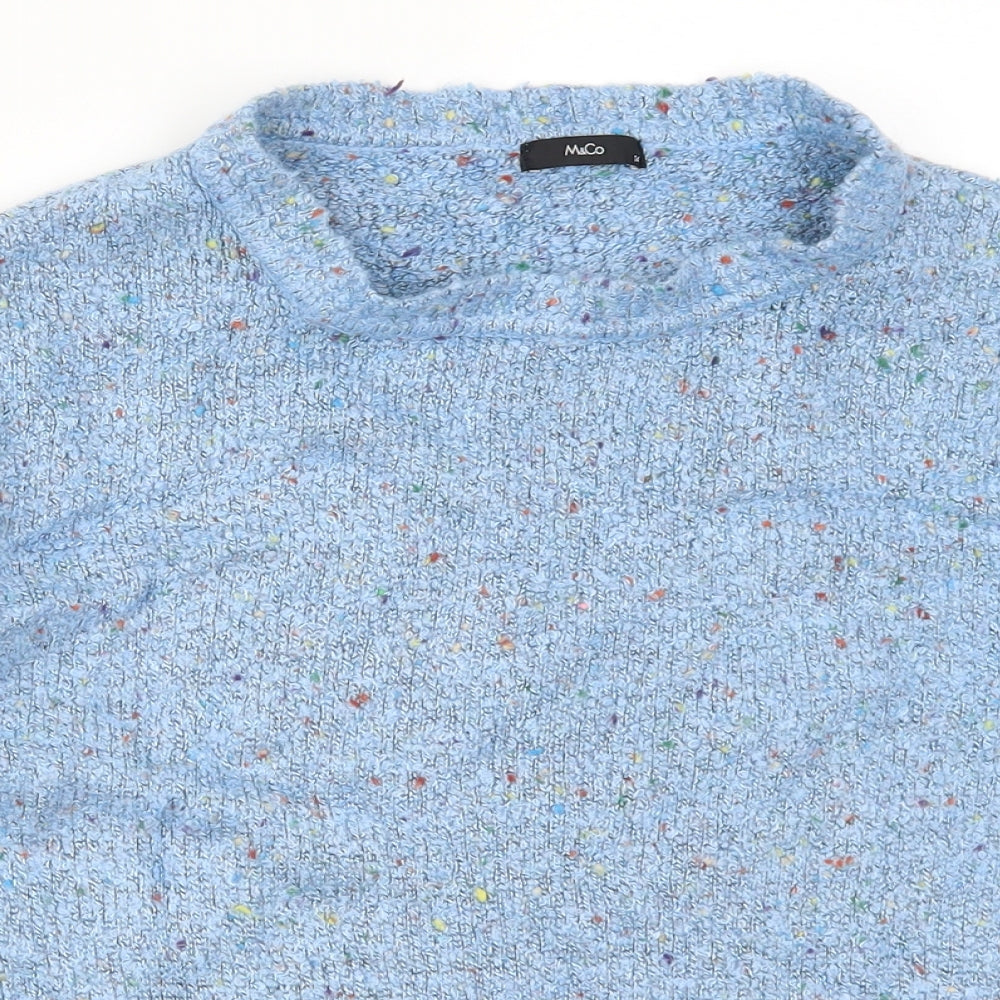 M&Co Womens Blue   Pullover Jumper Size 14