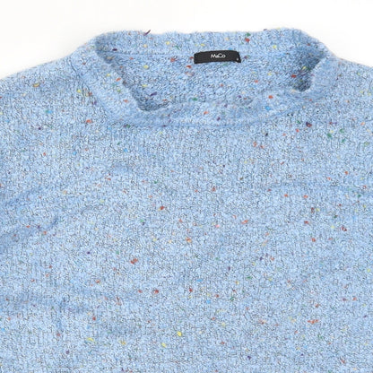 M&Co Womens Blue   Pullover Jumper Size 14