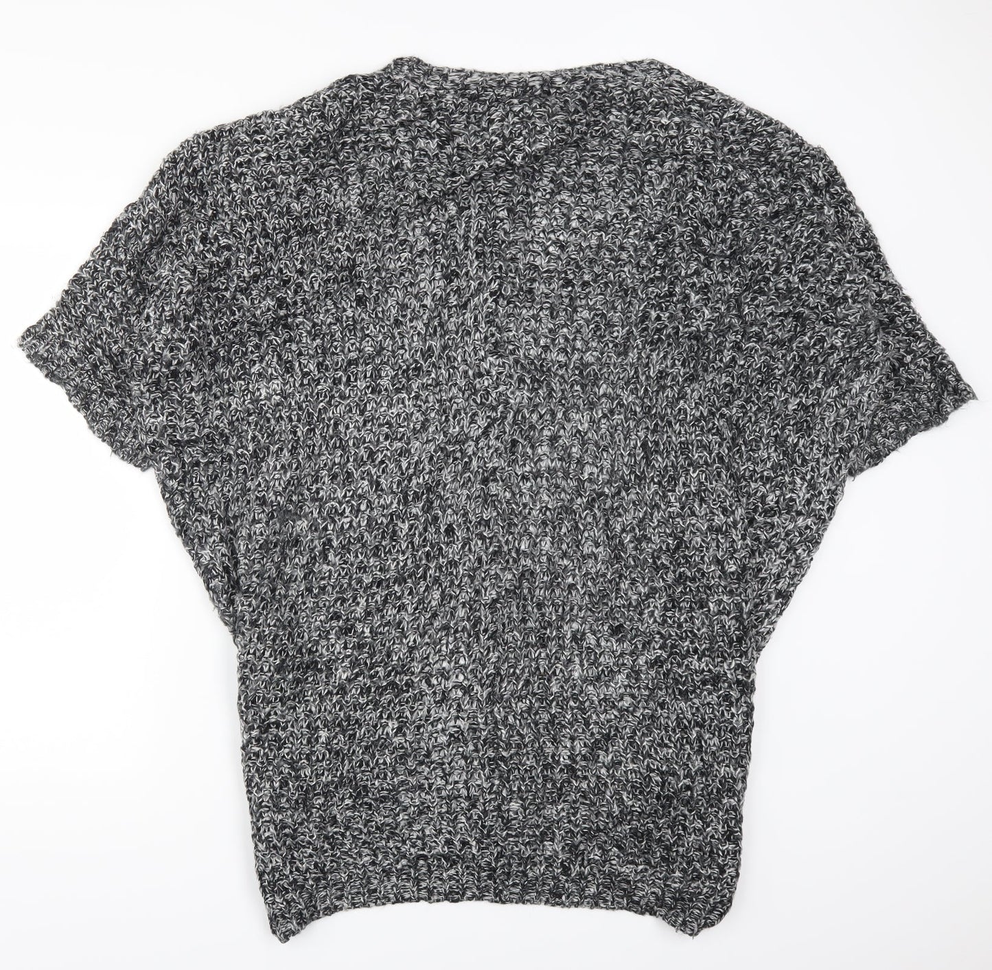 VERO MODA Womens Grey  Knit Cardigan Jumper Size L