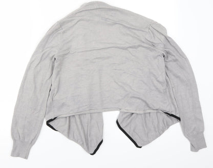 H&M Womens Grey   Cardigan Jumper Size M