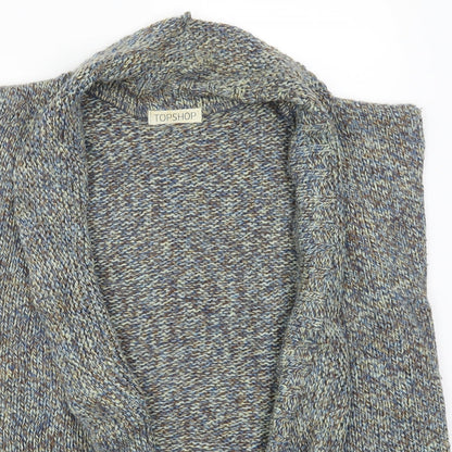 Topshop Womens Green   Cardigan Jumper Size 12  - Blue