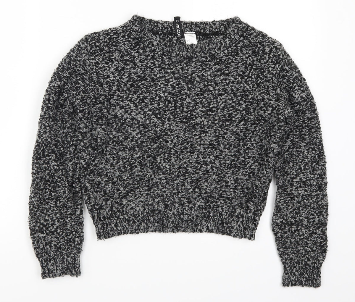H&M Womens Grey   Pullover Jumper Size S