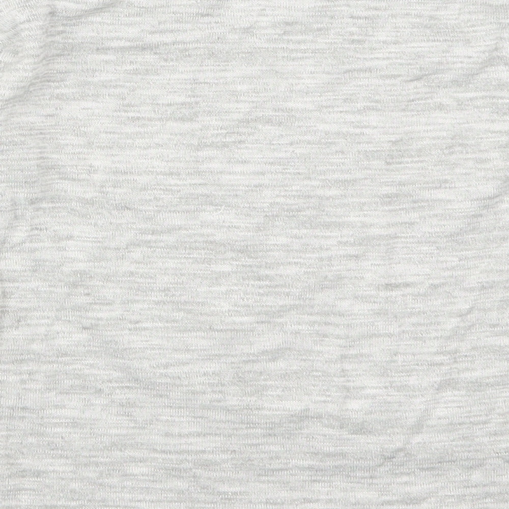 H&M Girls Grey   Basic T-Shirt Size 9-10 Years  - Butterflies Papillion