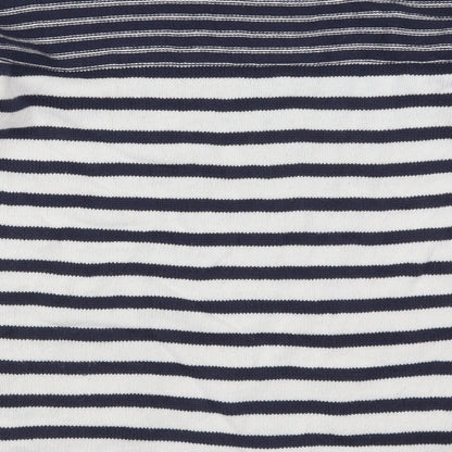 Next Womens Blue Striped  Pullover Jumper Size 6