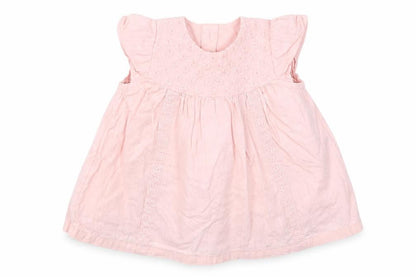 Front view of George girls’ pink a-line, size 3-6, months