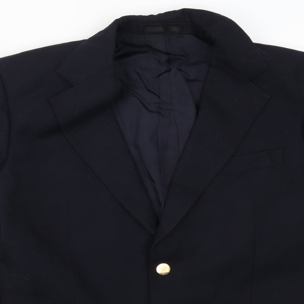 Mens UK Size 42 St Michael Regular Blue Suit Jacket