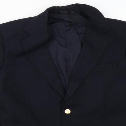 Mens UK Size 42 St Michael Regular Blue Suit Jacket