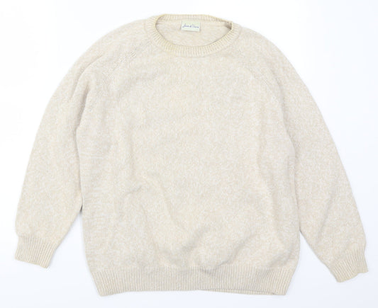 Joie De Vivre Womens Beige   Pullover Jumper Size L