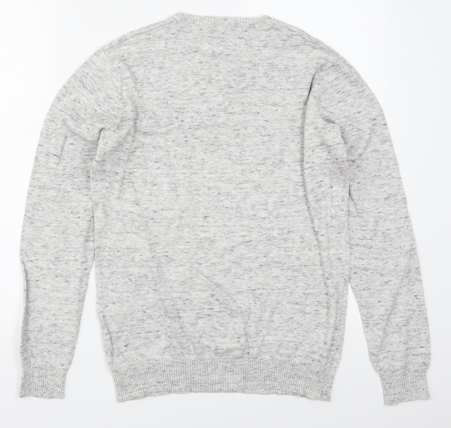 Cedar Wood State Mens Grey  Knit Pullover Jumper Size S