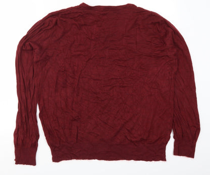 TU Mens Red   Pullover Jumper Size L