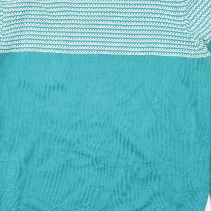 Red Herring Mens Blue Striped  Pullover Jumper Size S