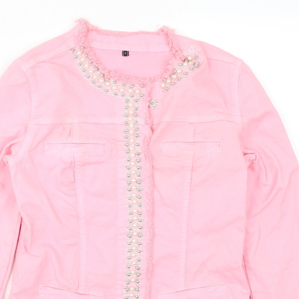 Womens UK Size S Preworn Pink Jacket