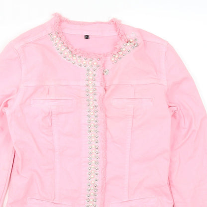 Womens UK Size S Preworn Pink Jacket