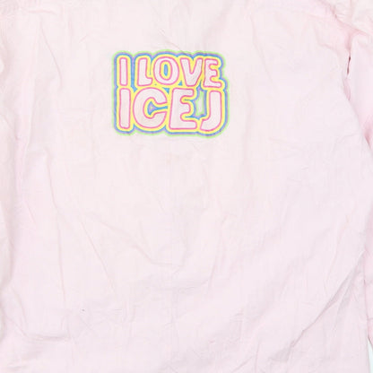 Mens UK Size 2XL Ice J Pink  Button-Up Long Sleeve Casual Shirt