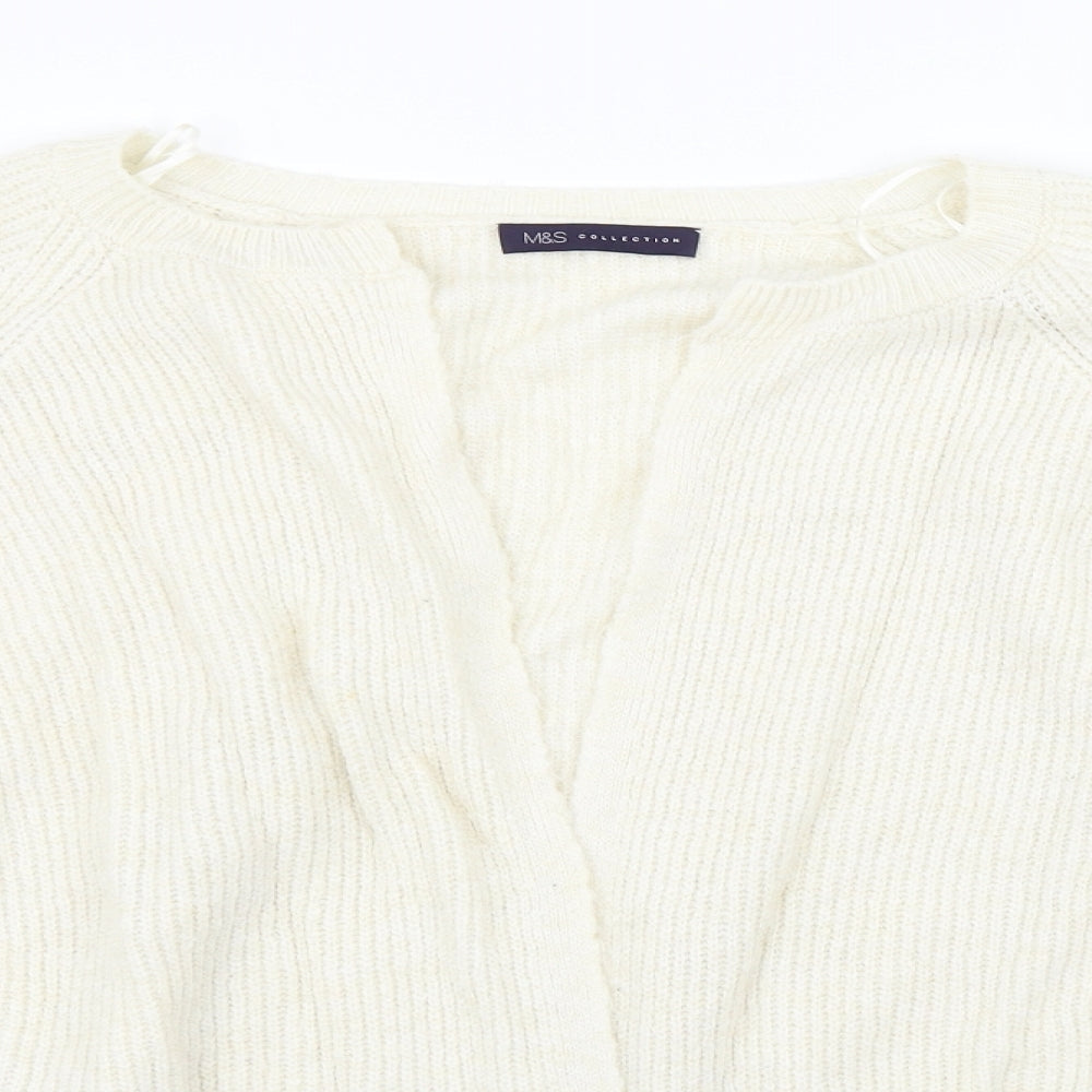Marks and Spencer Womens Beige   Cardigan Jumper Size XL